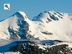 Styggedalstind seen from Sognefjellshytta to the north