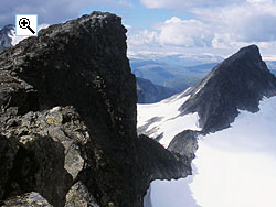 Stølsmaradalstind from Styggedalstind