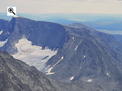 Kalvehøgdi and Leirungskampen seen from the north west
