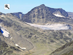 Vestre and Austre Leirungstind seen from Austre Torfinnstind to the south