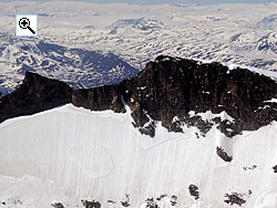 Storgrovhi in the centre right seen from Vetlepiggen to the east