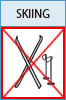 no skiing